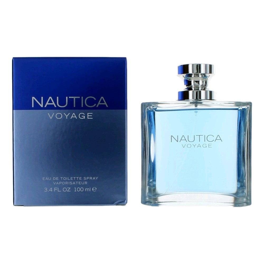 Bottle of Nautica Voyage by Nautica, 3.3 oz  Eau De Toilette Spray for Men